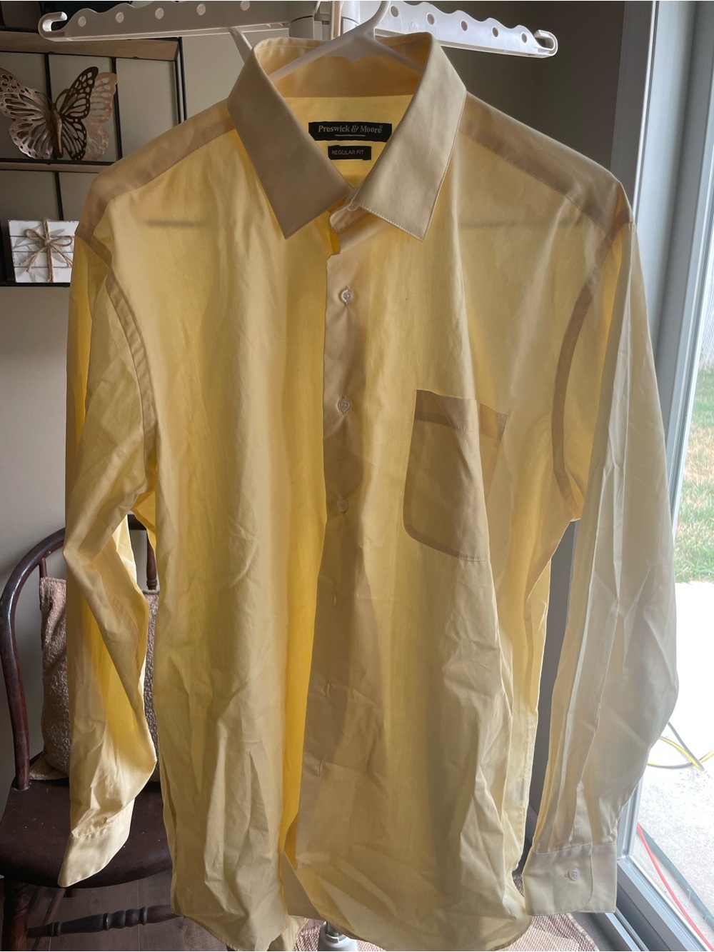 Men’s Yellow Dress Shirt